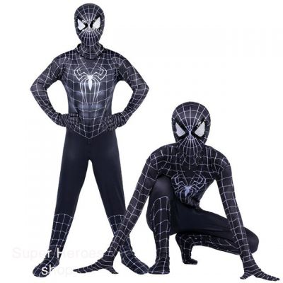 Bộ hoá trang hallowen Spiderman Đen