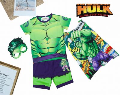 Bộ Lửng Hulk - Khổng Lồ Xanh Kèm Choàng Nạ